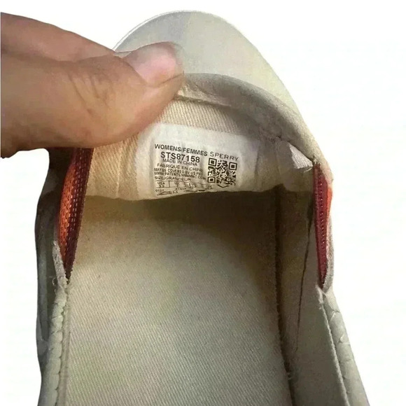 New SPERRY Women’s Slip-on Sneakers Off White Size 10 New - Picture 8 of 9